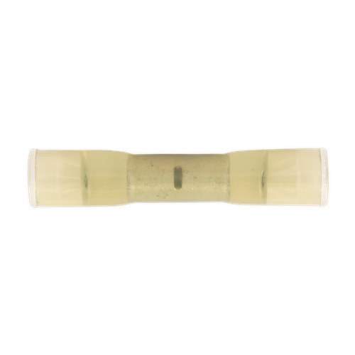 Sealey Cold Seal Butt Connector Yellow Ø5.9mm Pack of 10