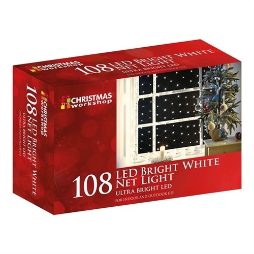 Christmas Workshop 108 LED Net Static Light - White