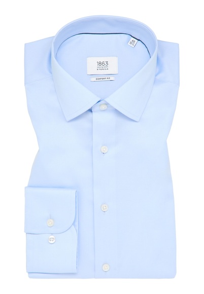 ETERNA unifarbenes Twill Soft Tailoring Shirt SLIM FIT