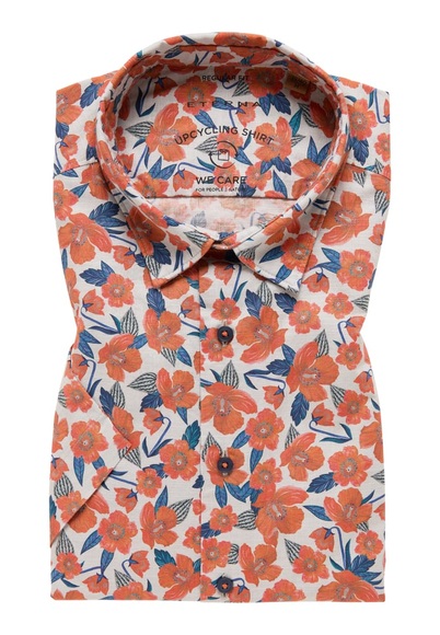 ETERNA Upcycling Shirt mit Floral-Print REGULAR FIT