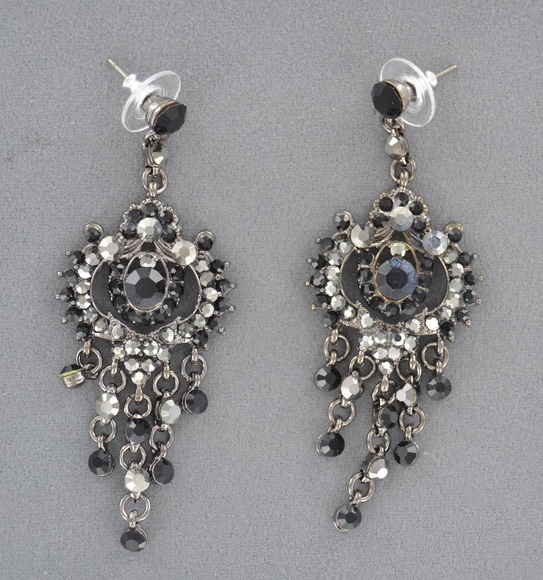 Ohrringe Filini Chandelier Schwarz