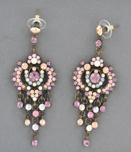 Ohrringe Filini Chandelier Rose