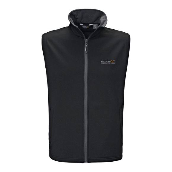 Regatta Herren-Softshellweste Bradwell Schwarz S