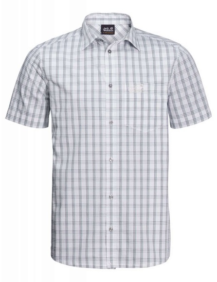 Jack Wolfskin Herren Hemd Hot Springs white rush checks L