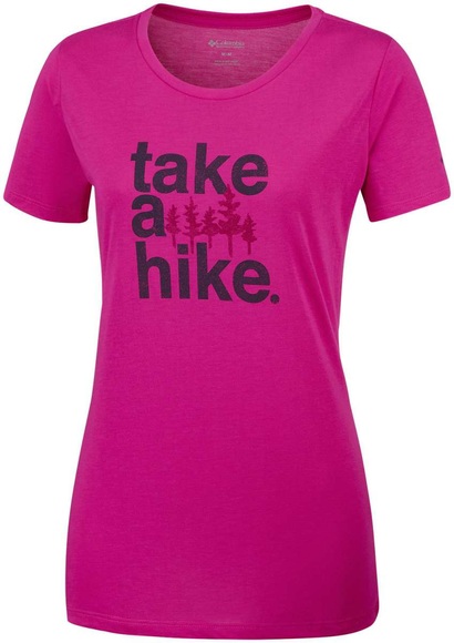 Columbia Damen T-Shirt Outdoor Elements III haute pink L