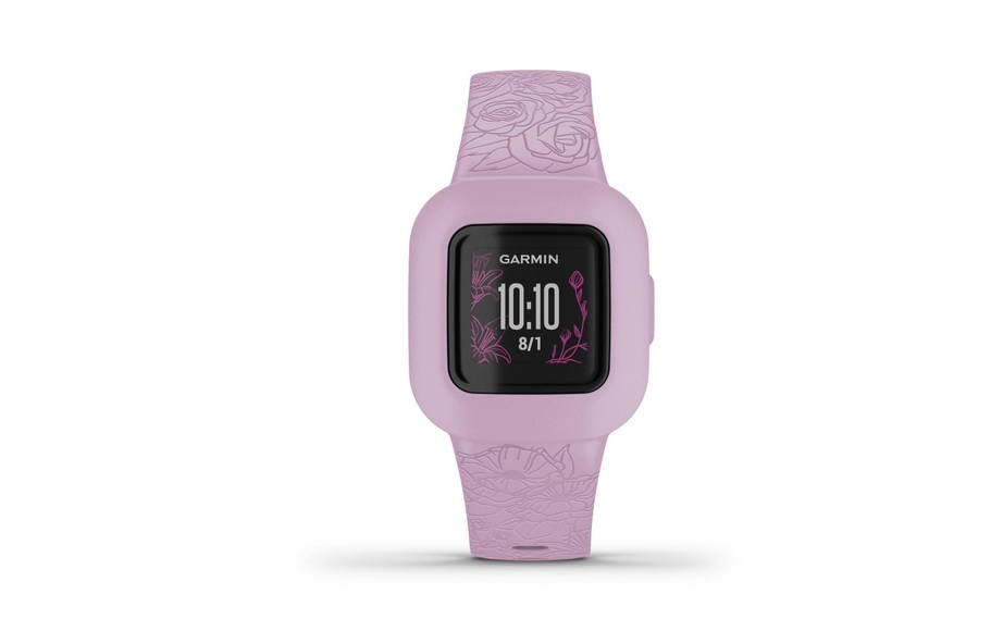 Garmin vivofit jr. 3 Der Aktivitätstracker für Kinder mit interaktiver App in Blumenrosa