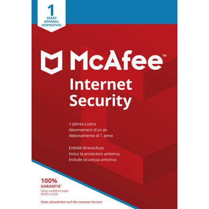 Mc Afee Internet Security 2018 1 Device Physisch (Box)