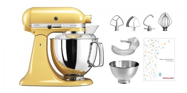 Kitchenaid Artisan KSM200 Küchenmaschine Swiss Edition pastellgelb