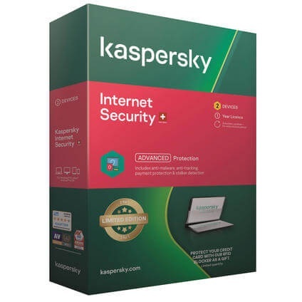 Kaspersky Internet Security Limited Edition inkl. Rfid K. 2For1 (2 PC) [PC/Mac] (D/f/i) Physisch (Box)