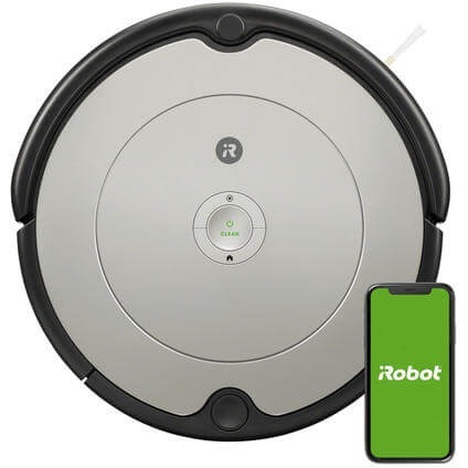 IROBOT Roomba 698 - Staubsauger-Roboter (Schwarz/Silber)