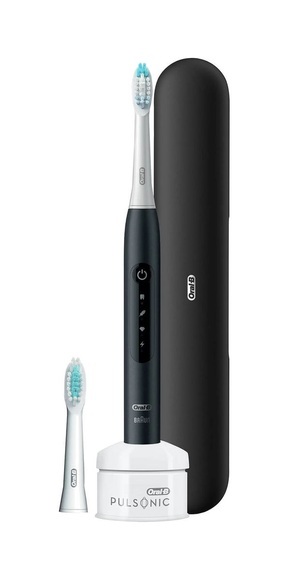 ORAL-B Pulsonic Slim Luxe - Schallzahnbürste (Schwarz)