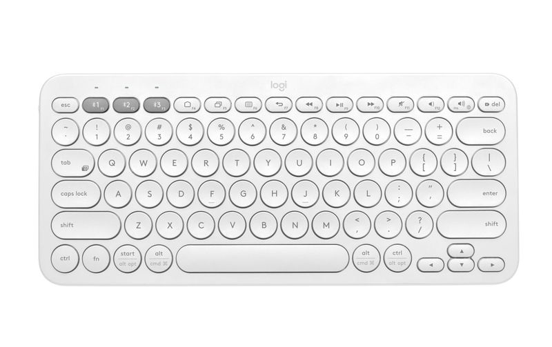 LOGITECH K380 Multi-Device (Qwertz) Schweizerisch - Bluetooth Tastatur (Weiss)