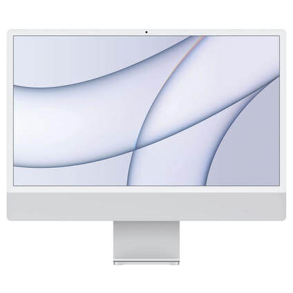 Apple CTO iMac 24 M1 8Cgpu 8GB 256Gb SSD NKey MM2 silver All-in-One