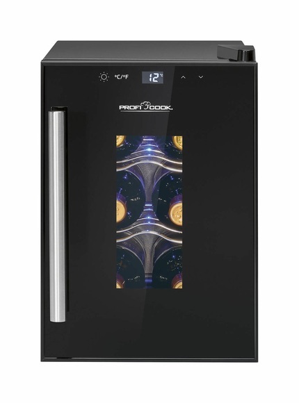 Profi Cook PC-WK 1230 Glaskühlschrank 17 l EEK: G (A - G) Standgerät Schwarz