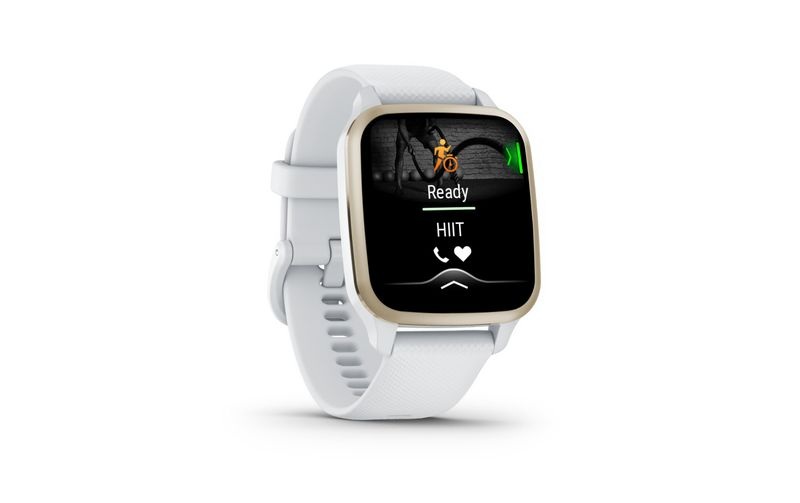 Garmin VENU® SQ 2 Smartwatch Weiß, Creme