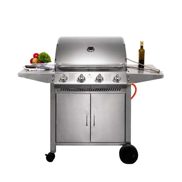 Mr.Grill 4bss Gasgrill 4 Brenner Edelstahl