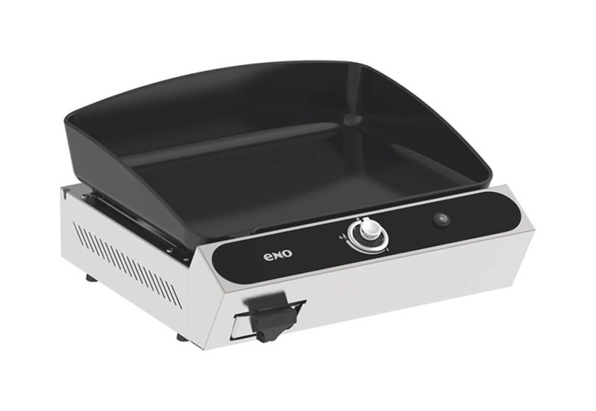 ENO Planchas - Plancha CHAMBORD 45 - schwarz/silber - Metall - 47/49/24 cm