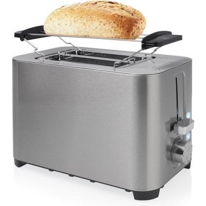 Princess 142400 Toaster mit Brötchenaufsatz Edelstahl