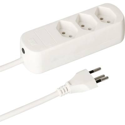 Max Hauri AG 160243 Steckdosen-Verteiler 1 Stück Weiß CH-Stecker 1 St.