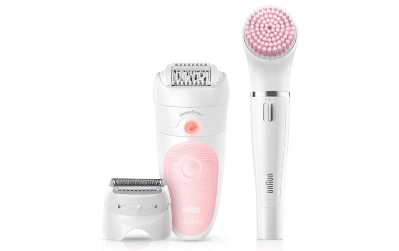 Braun, Epilierer Silk-épil Deluxe Beauty-Set 5-895 6-in-1, Aufsätze: 4 St.