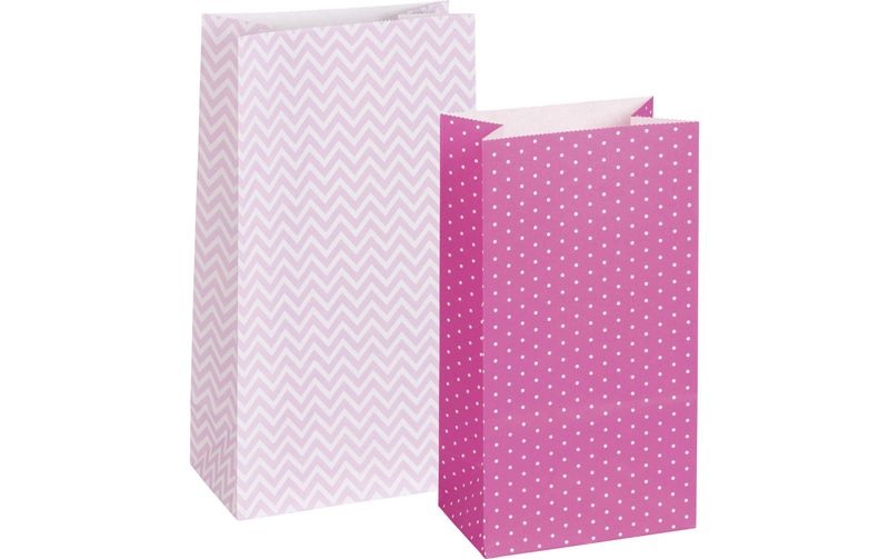 Heyda Papiertüte 12 Stück Pink