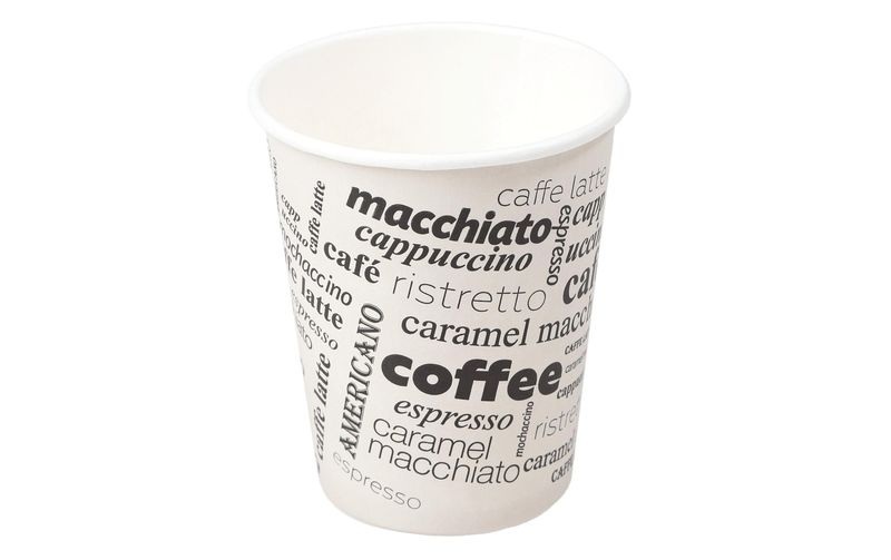 tabletop Einweg-Kaffeebecher Bistro Coffee to go 200 ml 50 Stück