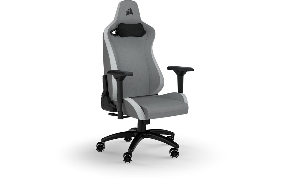 CORSAIR TC200 - Gaming-Stuhl (Hellgrau/Weiss)