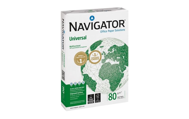 Navigator Universal Kopier-/ Druckerpapier DIN A3 80 g/m² Weiss 500 Blatt