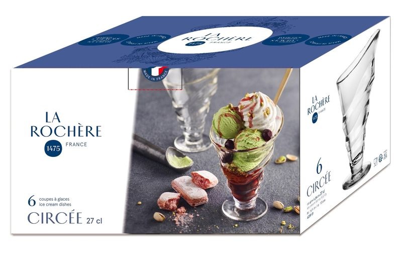 La Rochère - Eisbecher CIRCEE - transparent - Glas - 16.5 cm