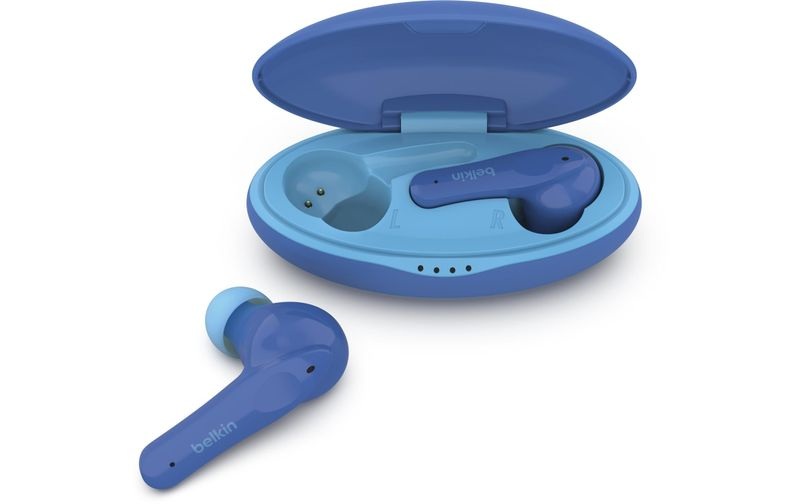 Belkin SoundForm Nano for Kids - True Wireless-Kopfhörer mit Mikrofon - im Ohr - Bluetooth - Blau