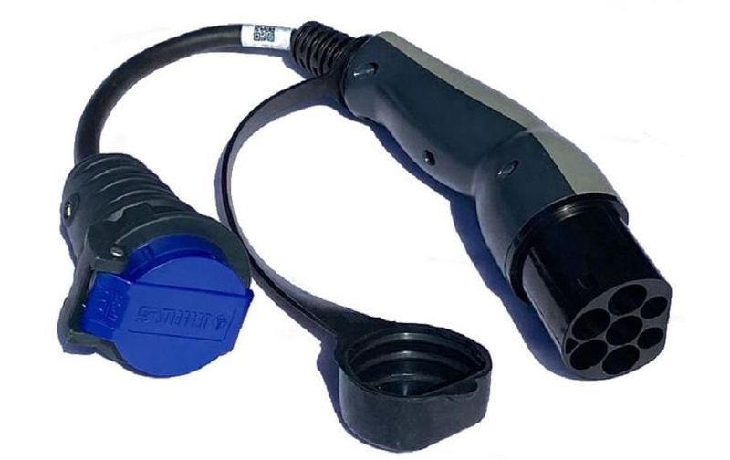 Elektroscout Adapter Typ 2 - T23 mit Entriegelung, 230 V, 16A