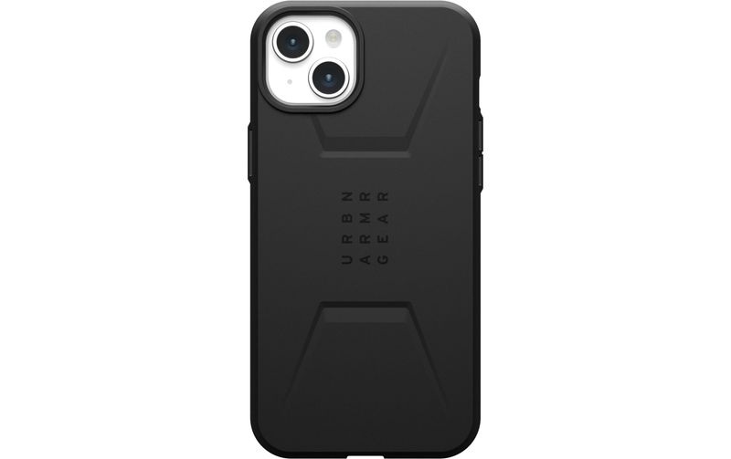 Urban Armor Gear Civilian MagSafe Backcover Apple iPhone 15 Plus Schwarz