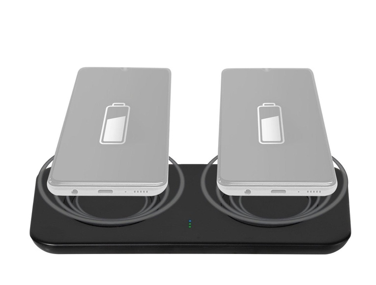 Vivanco Wireless-/Induktions-Charger, 2 x 10W, 61339