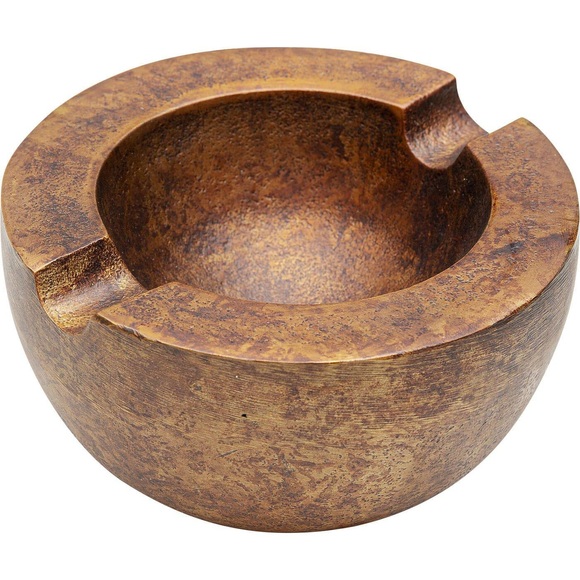 Aschenbecher Amporo gold rund 16