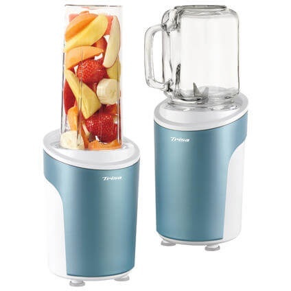 Trisa Power Smoothie - Standmixer (Blau, weiss)