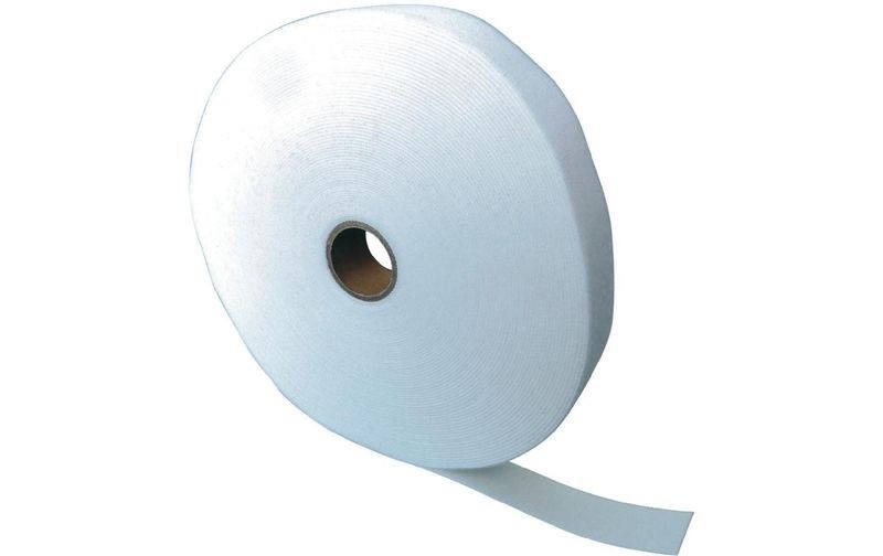 Fastech ETN FAST-Strap 15 MM Klettband zum Bündeln Haft- und Flauschteil (L x B) 25000 mm x 15 mm Weiß 25 m