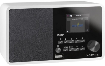 Imperial Dabman i150 - Digitalradio (Dab+, FM, Internet radio, Weiss)