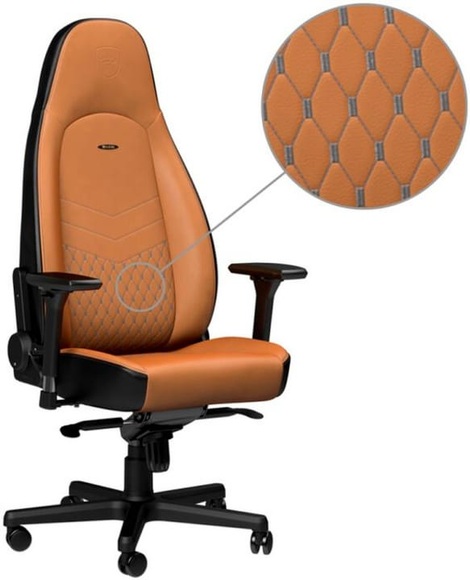 Noblechairs Icon - Gaming-Stuhl (Cognac/schwarz)