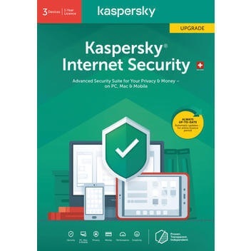 Kaspersky PC/Mac - Kaspersky Internet Security (3 Geräte): Swiss Edition Upgrade /D -