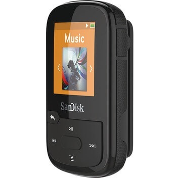 SanDisk Clip Sport Plus 16 GB - Schwarz MP3 Player