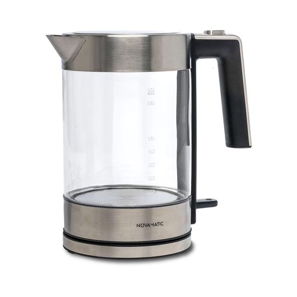 Novamatic WK 1700 Glass Wasserkocher ? Edelstahl