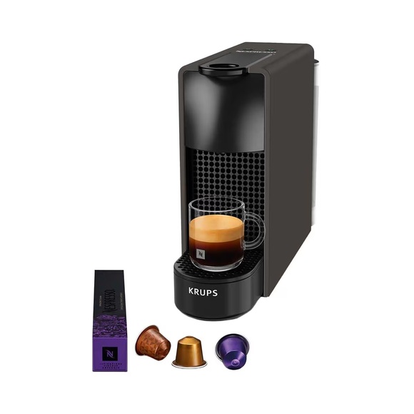 Nespresso Essenza Mini Kaffeemaschine von Krups Matt Anthrazit
