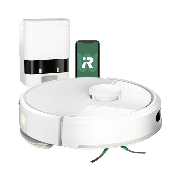 iRobot Roomba® 105 Combo Roboter + AutoEmpty? Dock Saug- und Wischroboter ? Staubsauger Roboter/Saugroboter ? Weiss