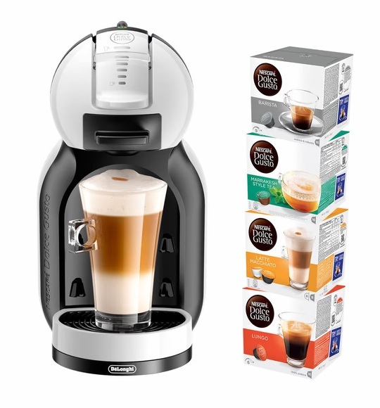 De-Longhi Nescafé Dolce Gusto Mini Me Starter Kit - Kapselmaschine (Weiss/schwarz)