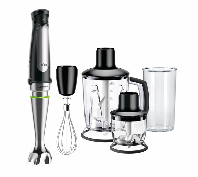 Braun MQ 7045X - Stabmixer-Set (Chrom/Schwarz)