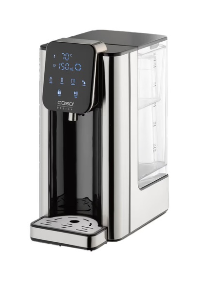 Caso HW660 Heisswasserspender Edelstahl schwarz