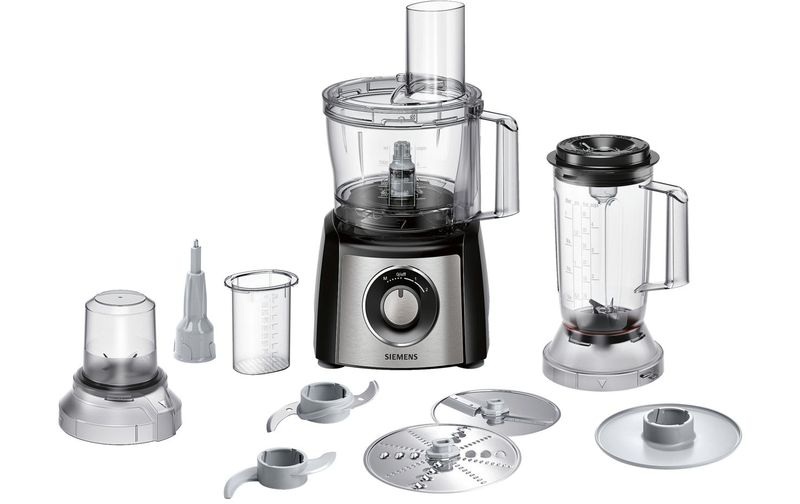 Siemens Mk3501M Stainless Steel - Kompakt-Küchenmaschine (Edelstahl/Schwarz)