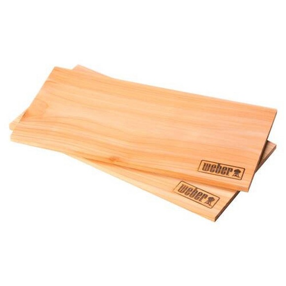 weber - Räucherbretter Zedernholz, gross - 2er-Set, 15 x 40 cm