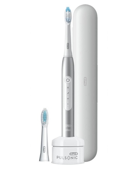 Braun Oral-B Pulsonic Slim Luxe 4500 Zahnbürste Platinum