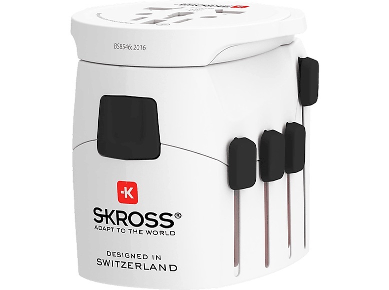 Skross World Travel Adapter, inkl Euro USB 2 x A, 1.302521